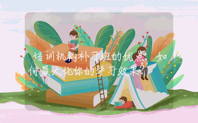 培训机构补习班的优点:如何最大化你的学习效果?